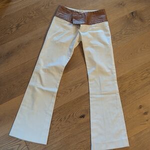 Alvin Valley Tan and Brown Flare Pants
